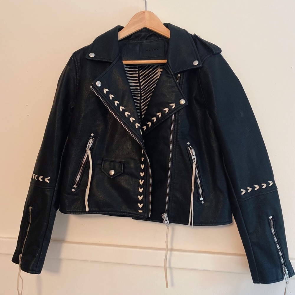 Blank NYC Black Leather Jacket